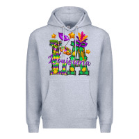 Heather Grey Louisiana Premium Hoodie - BundleAndBundleShop