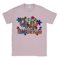 Lilac god bless america Classic Tee - CowhideDigitalArt