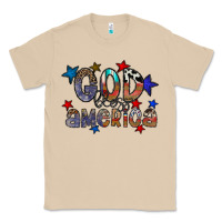 Mushroom god bless america Classic Tee - CowhideDigitalArt