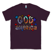 Plum god bless america Classic Tee - CowhideDigitalArt