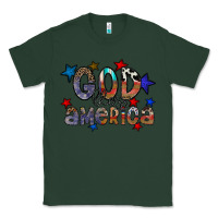 Sports Green god bless america Classic Tee - CowhideDigitalArt