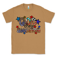 Toasted Coconut god bless america Classic Tee - CowhideDigitalArt