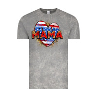 Cloud Rock American mama heart Vintage Tee - Zillion Design Studio