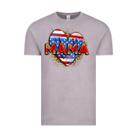 Vintage Zinc American mama heart Vintage Tee - Zillion Design Studio