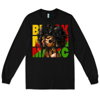 Black black mom magic juneteenth Long Sleeve Tee - HRA Design Shop