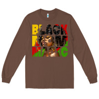 Chestnut black mom magic juneteenth Long Sleeve Tee - HRA Design Shop