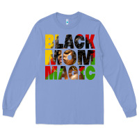Colony Blue black mom magic juneteenth Long Sleeve Tee - HRA Design Shop