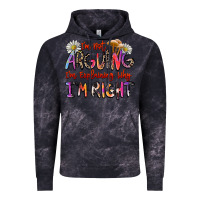Cloud Black i'm not arguing i'm explaining why i'm right Vintage Hoodie - Zillion Design Studio