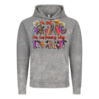 Cloud Rock i'm not arguing i'm explaining why i'm right Vintage Hoodie - Zillion Design Studio