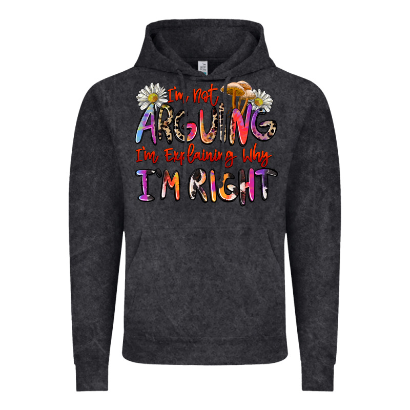 I'm Not Arguing I'm Explaining Why I'm Right Vintage Hoodie by Zillion Design Studio | Teevron
