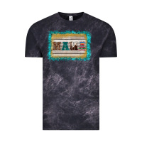 Cloud Black western turquoise's mama background Vintage Tee - BarkalooDesign