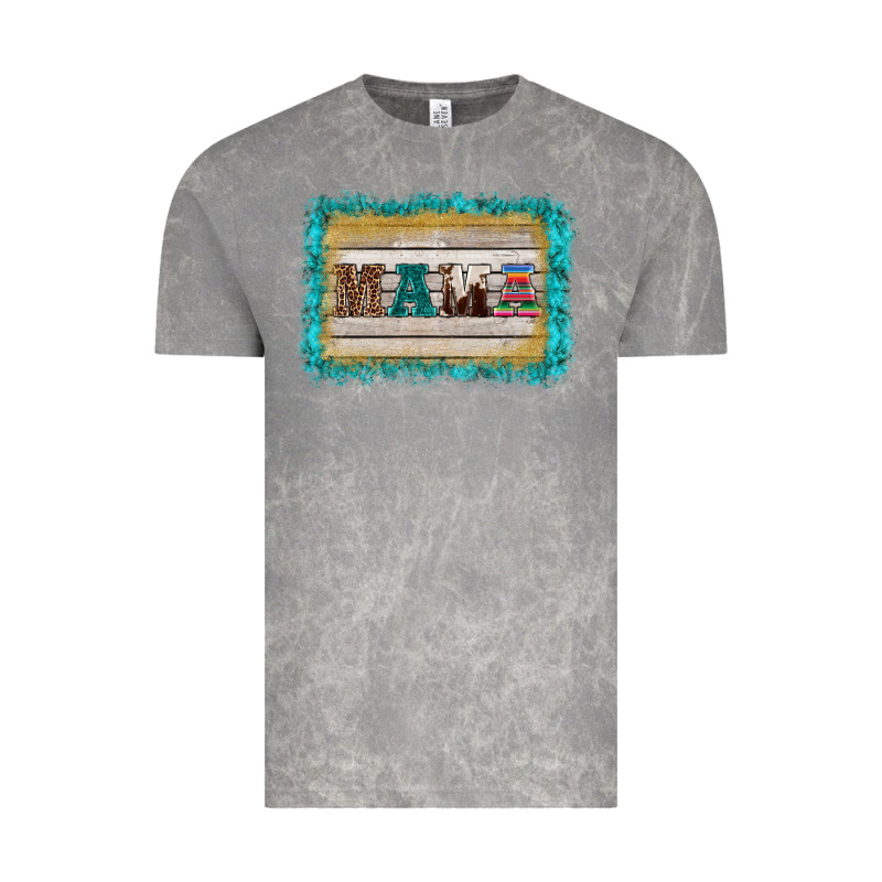 Western Turquoise's Mama Background Vintage Tee by BarkalooDesign | Teevron
