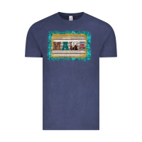 Vintage Denim western turquoise's mama background Vintage Tee - BarkalooDesign