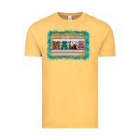 Vintage Mustard western turquoise's mama background Vintage Tee - BarkalooDesign