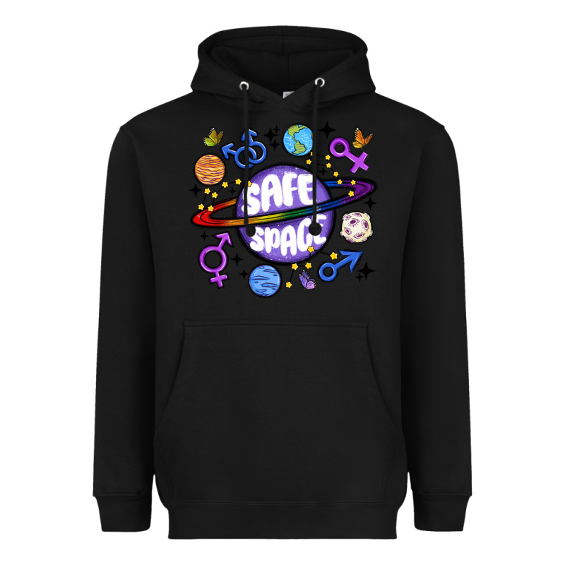 Safe Space Heavyweight Hoodie by MaliasSmallBusiness | Teevron