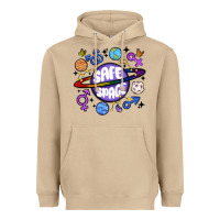 Mushroom safe space Heavyweight Hoodie - MaliasSmallBusiness