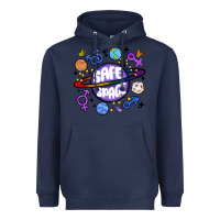 Navy safe space Heavyweight Hoodie - MaliasSmallBusiness