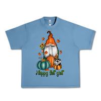 Pebble Blue happy fall y'all gnome Urban Heavy Tee - RanaPortraitStore