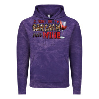 Cloud Purple i run on sarcasm and wine Vintage Hoodie - Zillion Design Studio