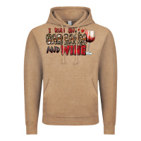 Vintage Coffee i run on sarcasm and wine Vintage Hoodie - Zillion Design Studio