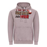 Vintage Zinc i run on sarcasm and wine Vintage Hoodie - Zillion Design Studio