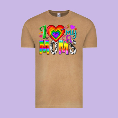 I Love My Moms Vintage Tee Designed By Texasbilliewilder