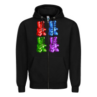 Black jellybear Zipper Hoodie - AdoDesignShop