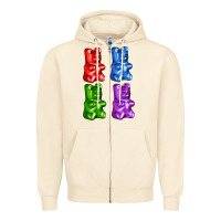 Sandshell jellybear Zipper Hoodie - AdoDesignShop