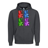 Smoke jellybear Zipper Hoodie - AdoDesignShop