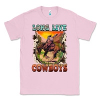 Bubblegum Pink long live cowboys Classic Tee - FaDigitalArtStudio