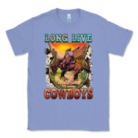 Colony Blue long live cowboys Classic Tee - FaDigitalArtStudio