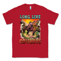 Red long live cowboys Classic Tee - FaDigitalArtStudio