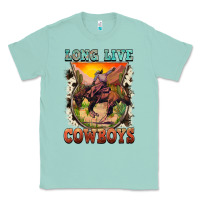 Seafoam long live cowboys Classic Tee - FaDigitalArtStudio