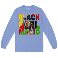 Colony Blue black girl magic juneteenth Long Sleeve Tee - HRA Design Shop