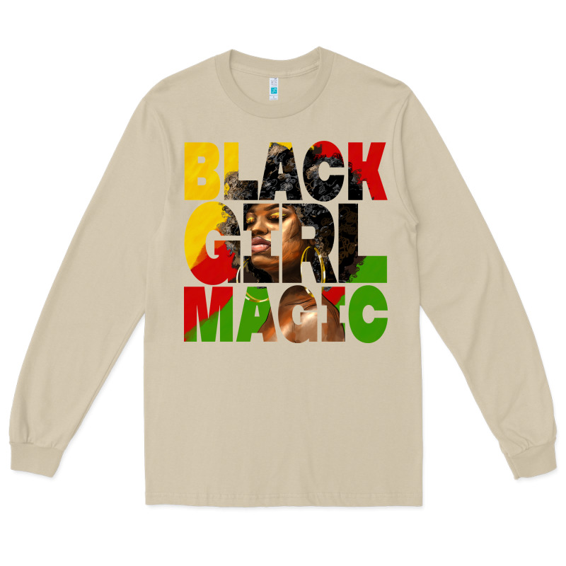 Black Girl Magic Juneteenth Long Sleeve Tee by HRA Design Shop | Teevron