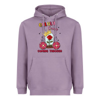 Lavender delulu queen coming through Heavyweight Hoodie - MaliasSmallBusiness