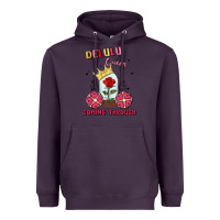 Plum delulu queen coming through Heavyweight Hoodie - MaliasSmallBusiness