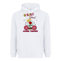 White delulu queen coming through Heavyweight Hoodie - MaliasSmallBusiness