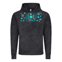 Vintage Black turquoise gemstone sunflower Vintage Hoodie - JahusDesignShop