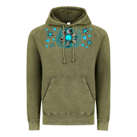 Vintage Olive turquoise gemstone sunflower Vintage Hoodie - JahusDesignShop