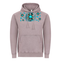Vintage Zinc turquoise gemstone sunflower Vintage Hoodie - JahusDesignShop