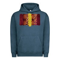 Pigment Midnight Navy Western Farm Life Brushstrokes Urban Hoodie - Bettercallsaul