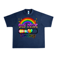 Navy gay pride loading Urban Heavy Tee - Zillion Design Studio