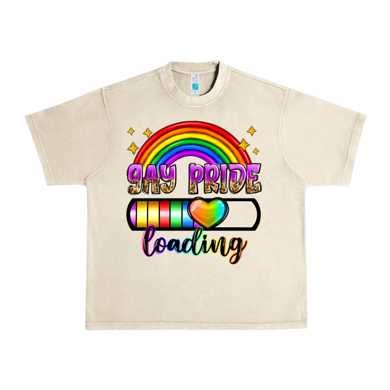 Gay Pride Loading Urban Heavy Tee by Zillion Design Studio | Teevron