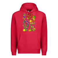 Cardinal Love Crawfish Mardi Gras Premium Hoodie - BundleAndBundleShop