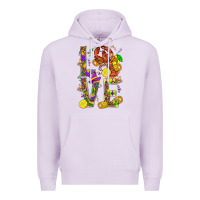 Lilac Love Crawfish Mardi Gras Premium Hoodie - BundleAndBundleShop