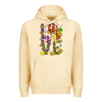 Pina Colada Love Crawfish Mardi Gras Premium Hoodie - BundleAndBundleShop
