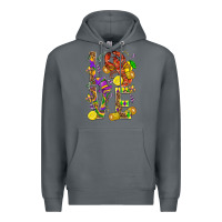Rock Love Crawfish Mardi Gras Premium Hoodie - BundleAndBundleShop
