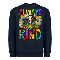 Navy always bee kind pride lgbtq Heavyweight Sweatshirt - texasbilliewilder