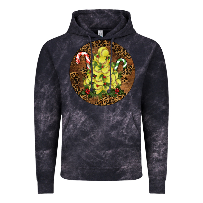 Softball Leopard Christmas Vintage Hoodie by RanaPortraitStore | Teevron